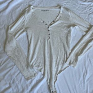 Abercrombie and Fitch Henley Thong Bodysuit XS